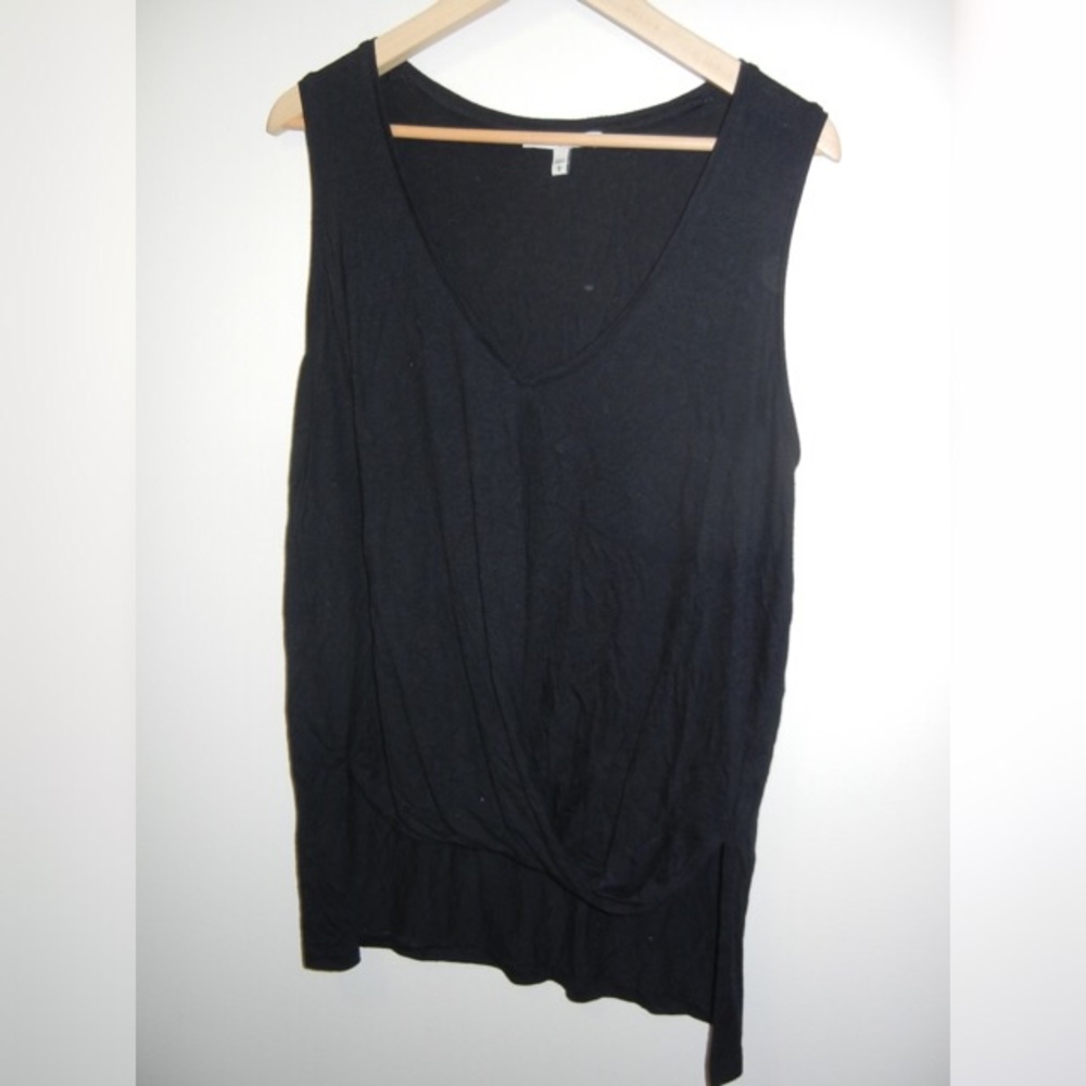 Black wrap tank top